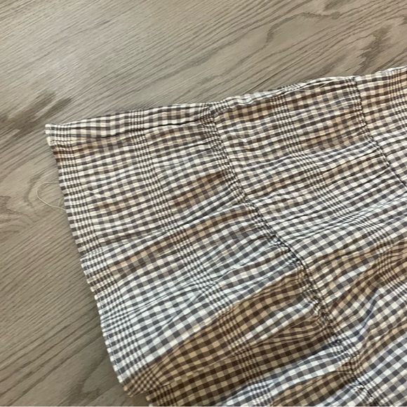 Max Studio Gingham Plaid Tiered Sleeveless Dress - Picture 5 of 10